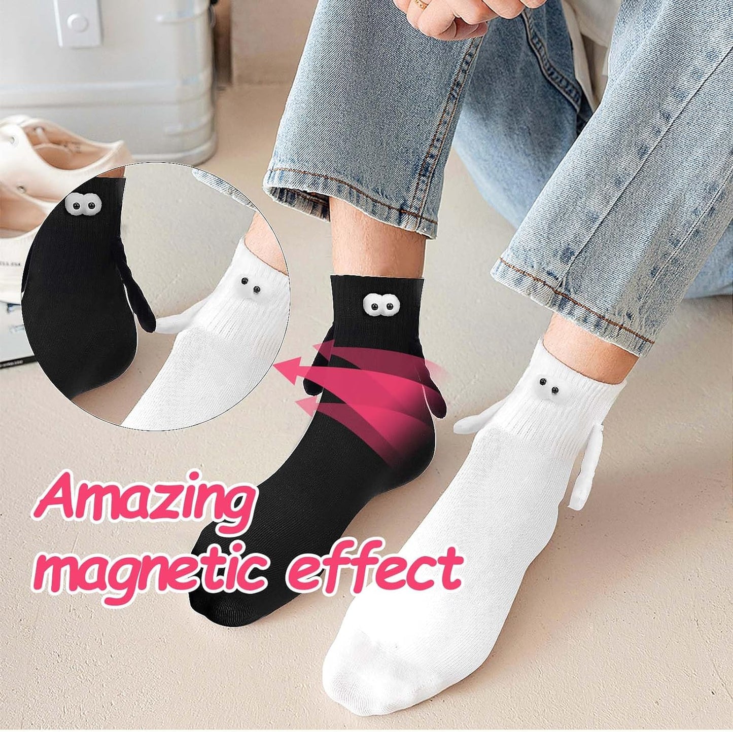 Magnetic Hand holding Socks